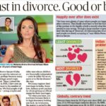 Inner Dawn Counsellor Kalas views featured on Deccan Herald – India Last in Divorce – Good or bad