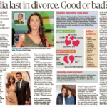 Inner Dawn Counsellor Kalas views featured on Deccan Herald – India Last in Divorce – Good or bad – Full