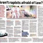 Arent Rapists afraid of Law – Inner Dawn Counsellor Kalas views in Deccan Herald –