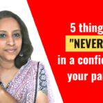 5 things to NEVER do in a confict wtih your partner -Thumbnail